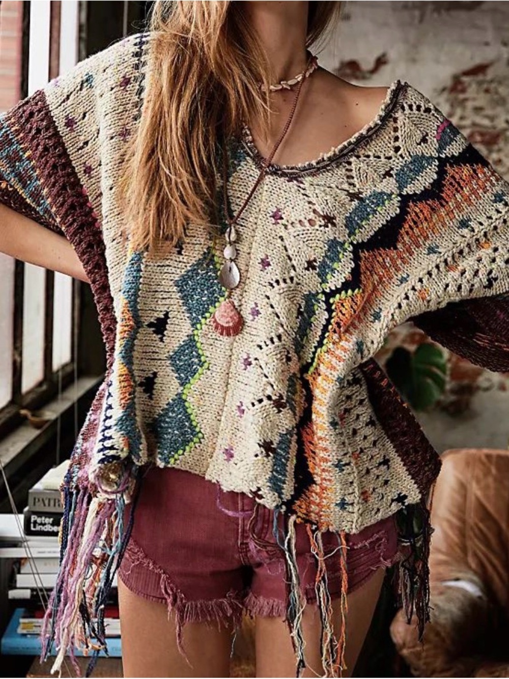 Free People Hidden gem poncho